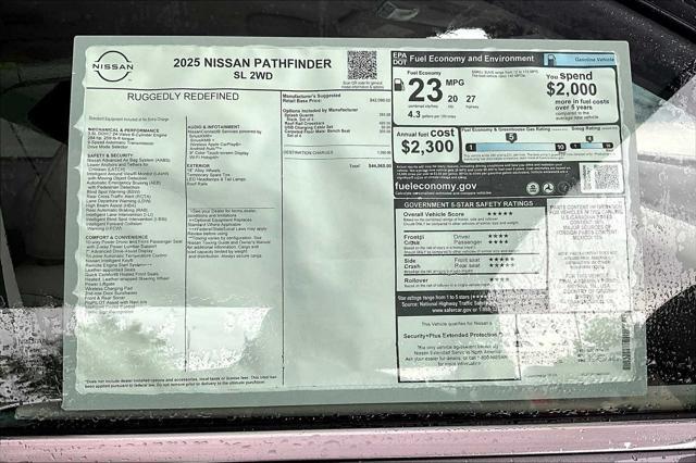 new 2025 Nissan Pathfinder car, priced at $41,528