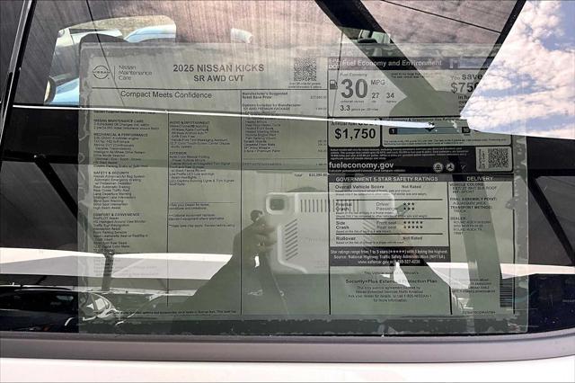 new 2025 Nissan Kicks car, priced at $32,280