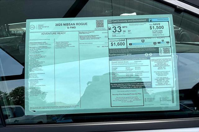 new 2025 Nissan Rogue car, priced at $29,172
