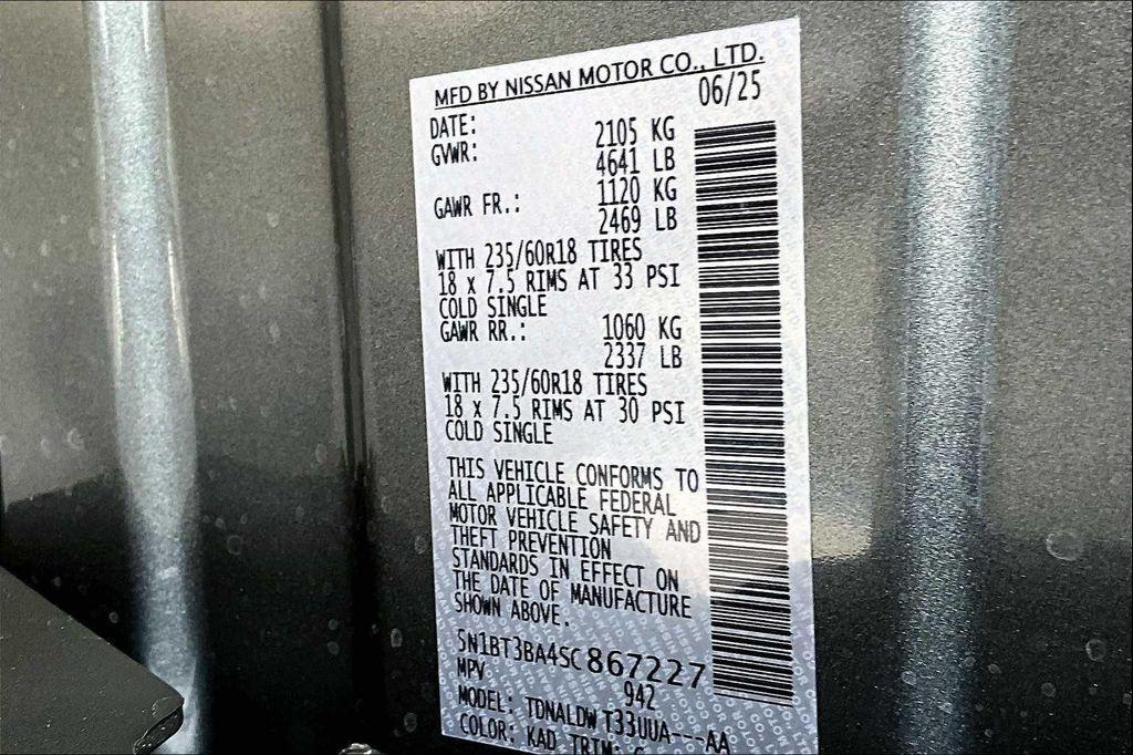 new 2025 Nissan Rogue car, priced at $32,310