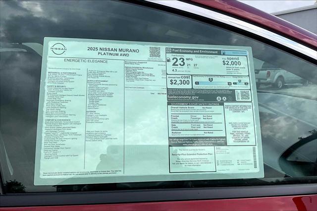 new 2025 Nissan Murano car, priced at $52,750