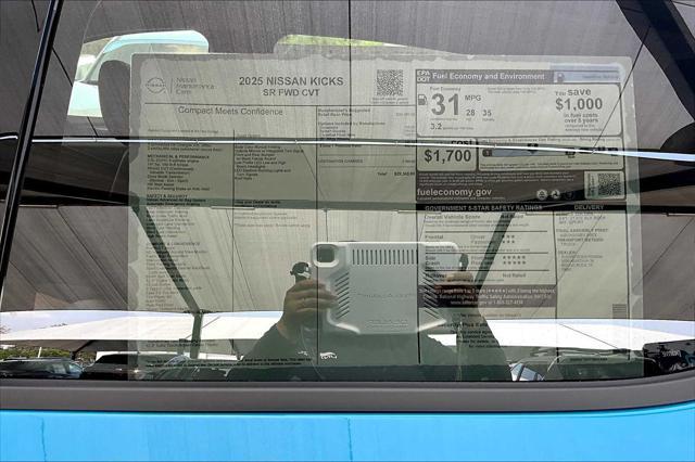new 2025 Nissan Kicks car, priced at $28,272