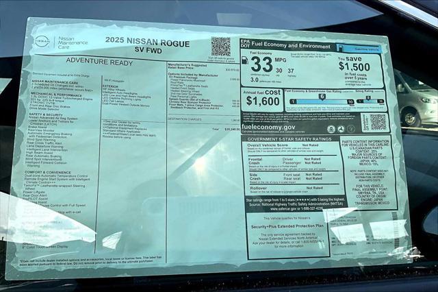 new 2025 Nissan Rogue car, priced at $35,240