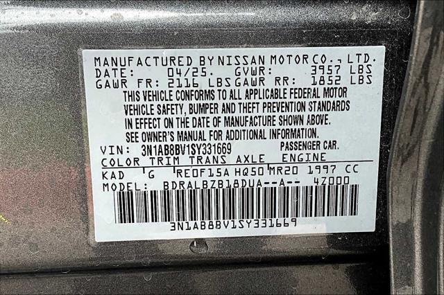 new 2025 Nissan Sentra car, priced at $22,281