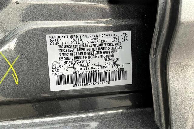 new 2025 Nissan Sentra car, priced at $22,281
