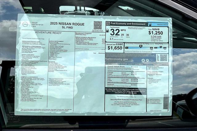 new 2025 Nissan Rogue car, priced at $38,910