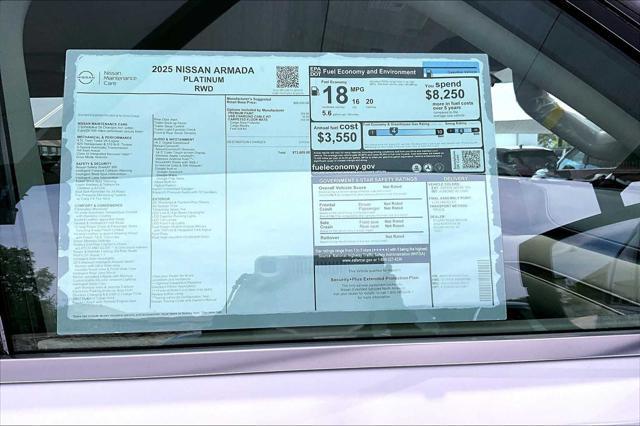 new 2025 Nissan Armada car, priced at $73,005
