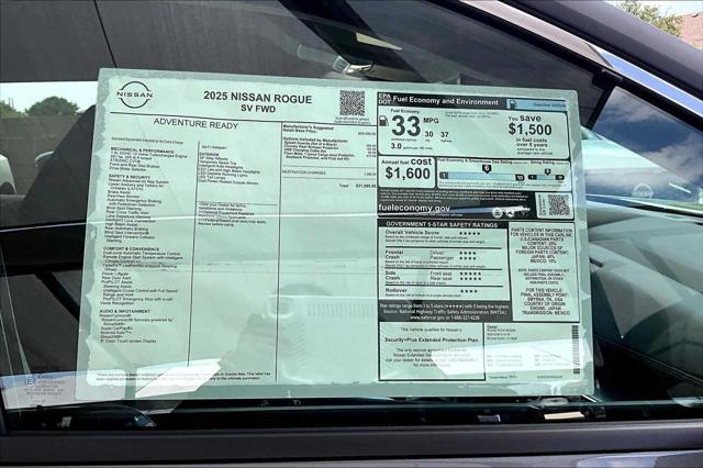 new 2025 Nissan Rogue car, priced at $31,985