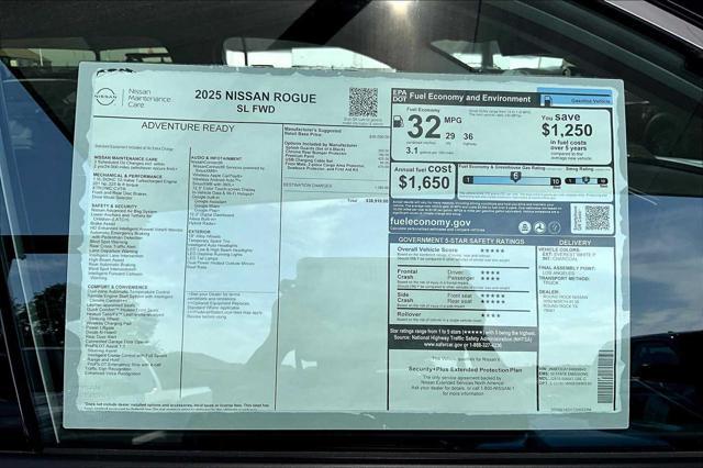 new 2025 Nissan Rogue car, priced at $36,780