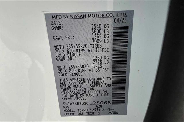 new 2025 Nissan Murano car, priced at $41,710