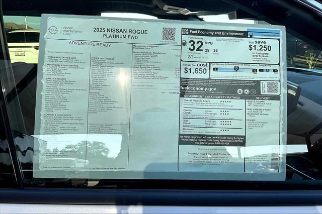 new 2025 Nissan Rogue car, priced at $41,649