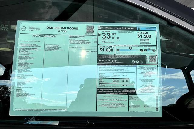 new 2025 Nissan Rogue car, priced at $29,777