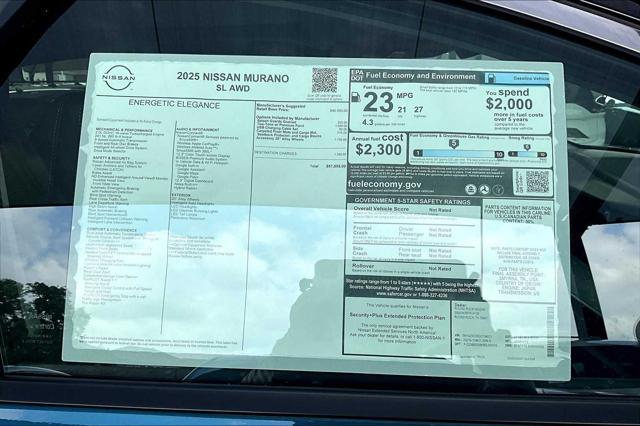 new 2025 Nissan Murano car, priced at $51,555