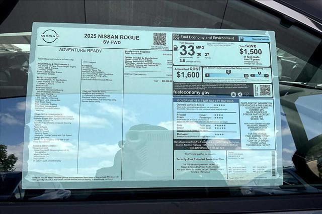 new 2025 Nissan Rogue car, priced at $32,090