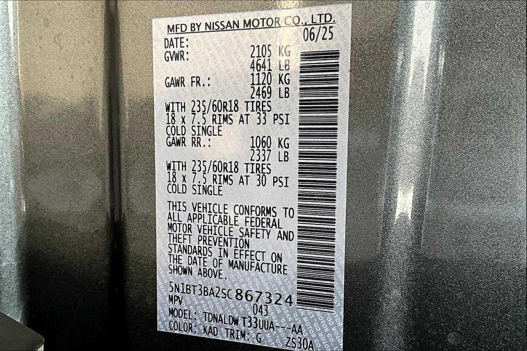new 2025 Nissan Rogue car, priced at $32,310