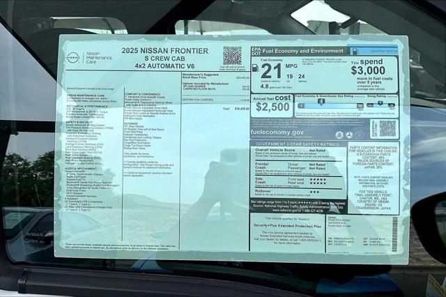 new 2025 Nissan Frontier car, priced at $35,420
