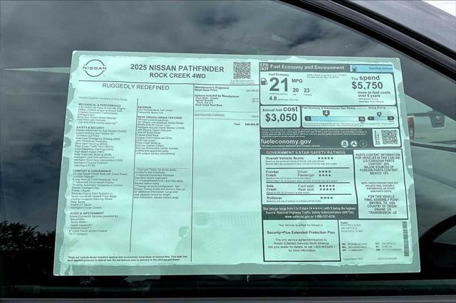 new 2025 Nissan Pathfinder car, priced at $43,360