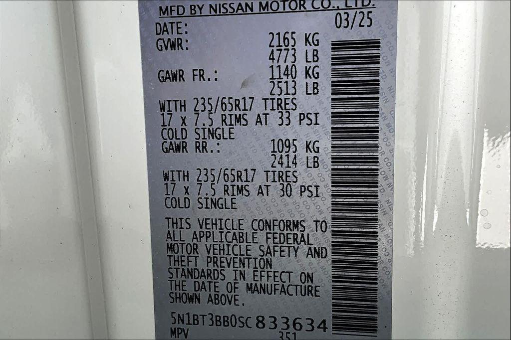 new 2025 Nissan Rogue car, priced at $38,755
