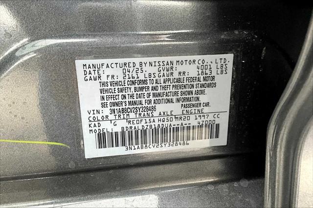 new 2025 Nissan Sentra car, priced at $24,335
