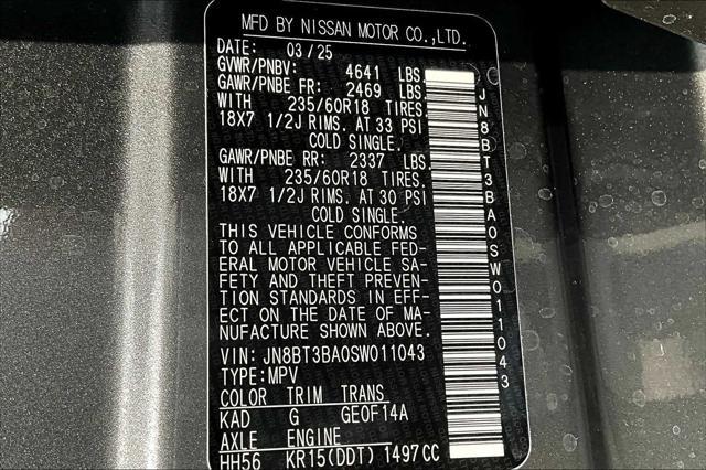 new 2025 Nissan Rogue car, priced at $32,969