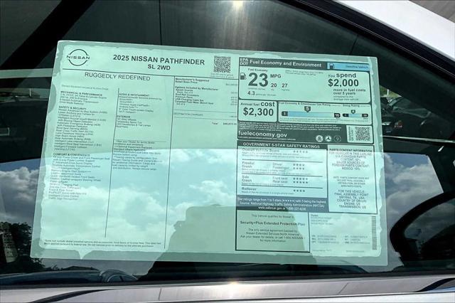 new 2025 Nissan Pathfinder car, priced at $41,926