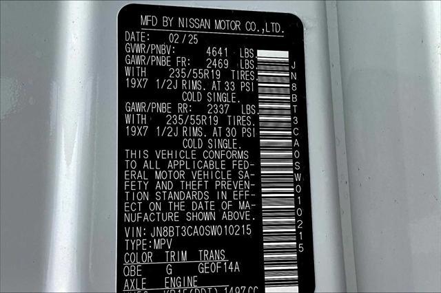 new 2025 Nissan Rogue car, priced at $38,410