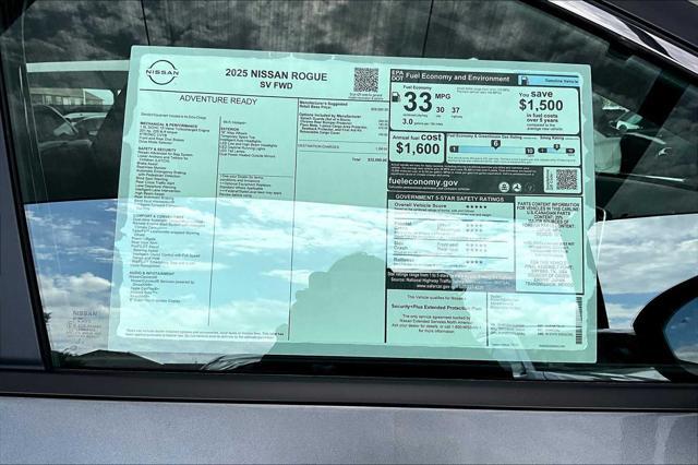new 2025 Nissan Rogue car, priced at $32,090
