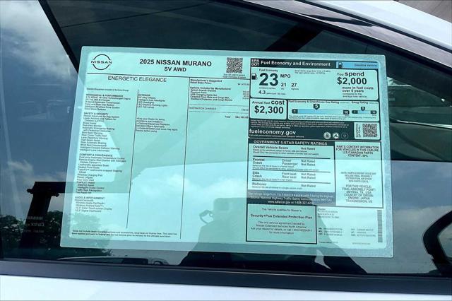 new 2025 Nissan Murano car, priced at $44,165