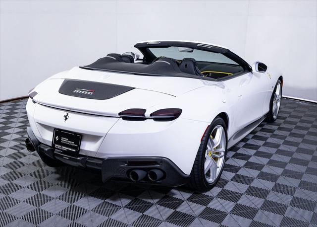used 2025 Ferrari Roma Spider car, priced at $437,550