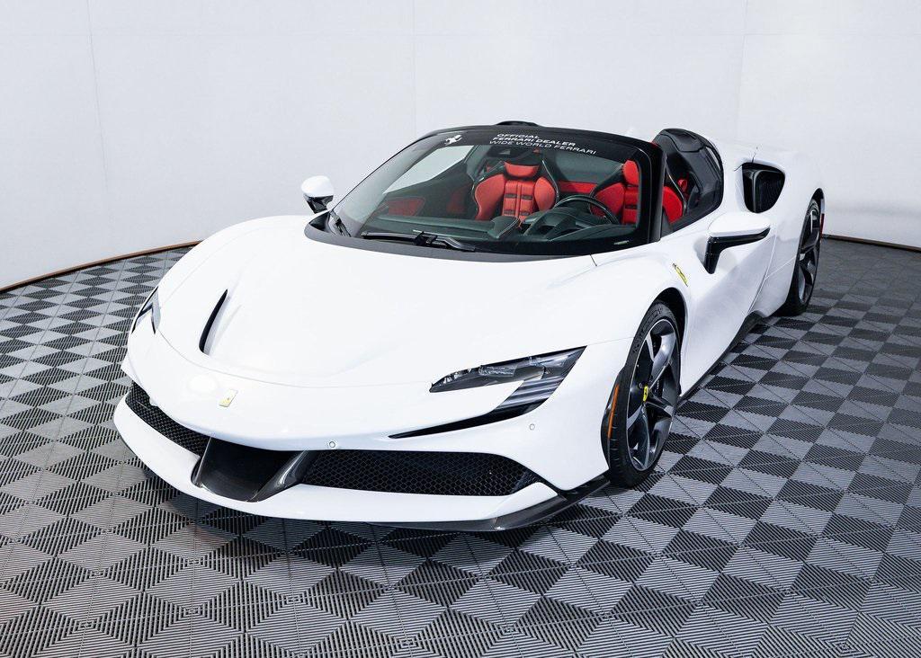 used 2023 Ferrari SF90 Spider car, priced at $593,376