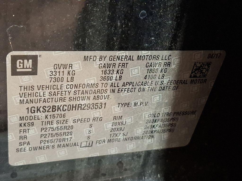 used 2017 GMC Yukon car, priced at $21,989