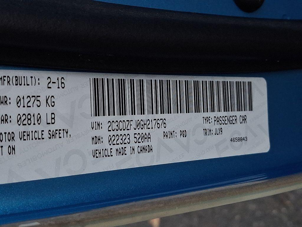 used 2016 Dodge Challenger car, priced at $30,299