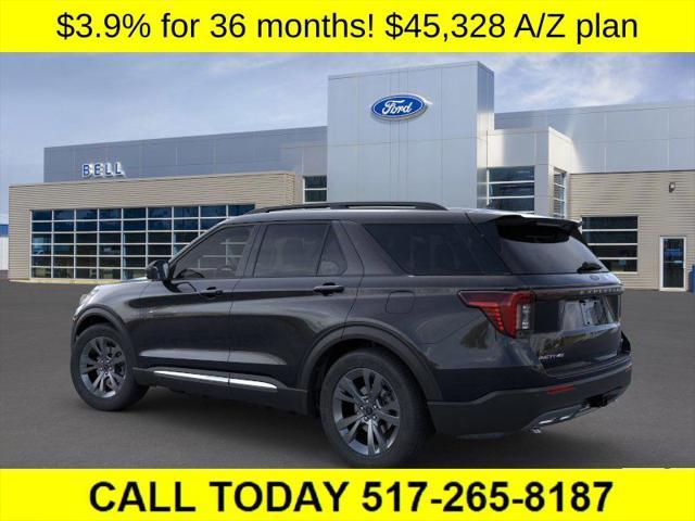 new 2025 Ford Explorer car, priced at $45,328