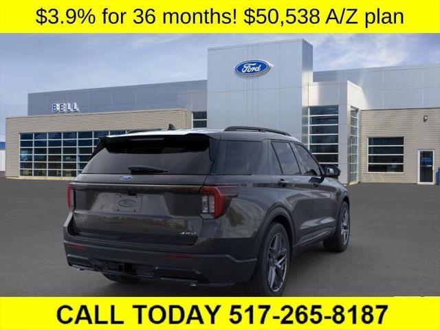 new 2025 Ford Explorer car, priced at $50,538