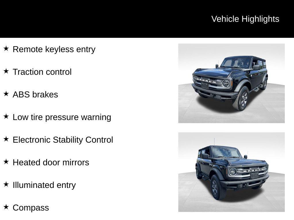 used 2023 Ford Bronco car, priced at $40,750