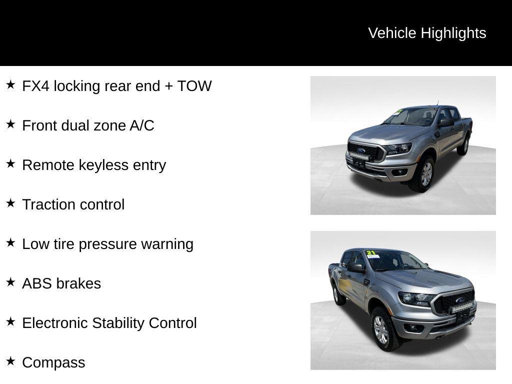 used 2021 Ford Ranger car, priced at $32,750