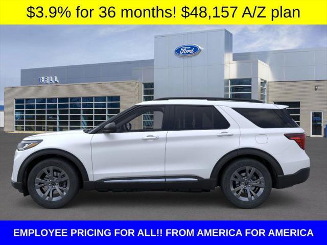 new 2025 Ford Explorer car, priced at $48,157