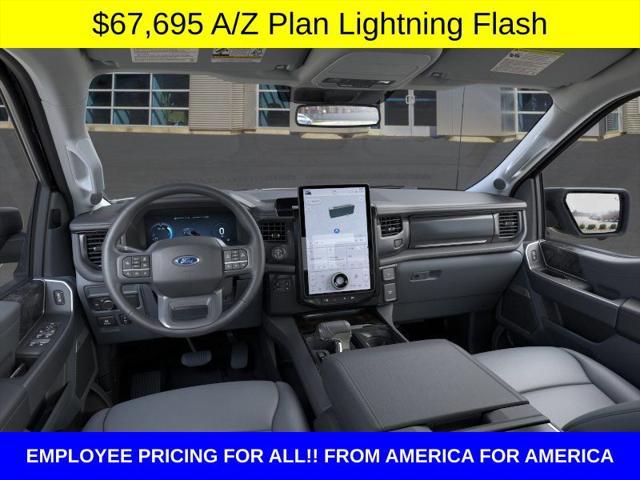 new 2025 Ford F-150 Lightning car, priced at $67,695