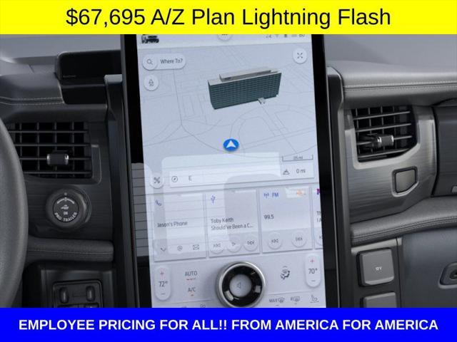 new 2025 Ford F-150 Lightning car, priced at $67,695