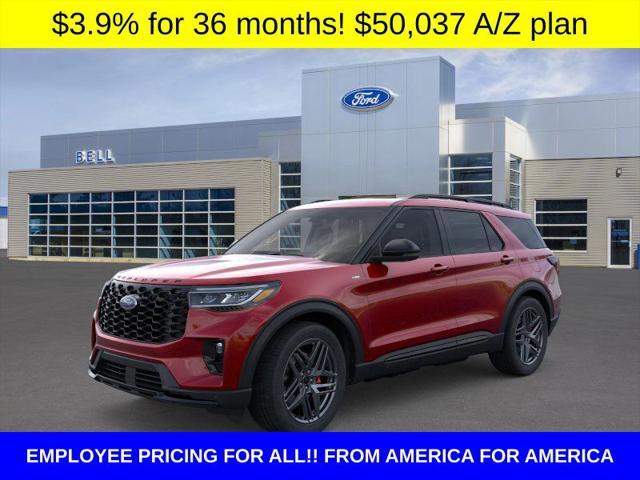 new 2025 Ford Explorer car, priced at $50,037