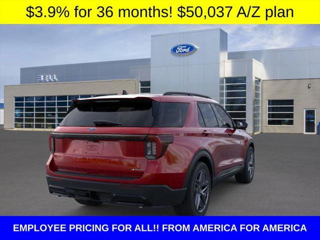new 2025 Ford Explorer car, priced at $50,037