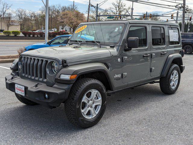used 2021 Jeep Wrangler Unlimited car, priced at $35,786
