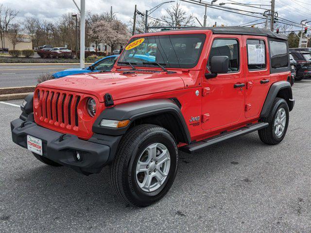 used 2021 Jeep Wrangler Unlimited car, priced at $31,891