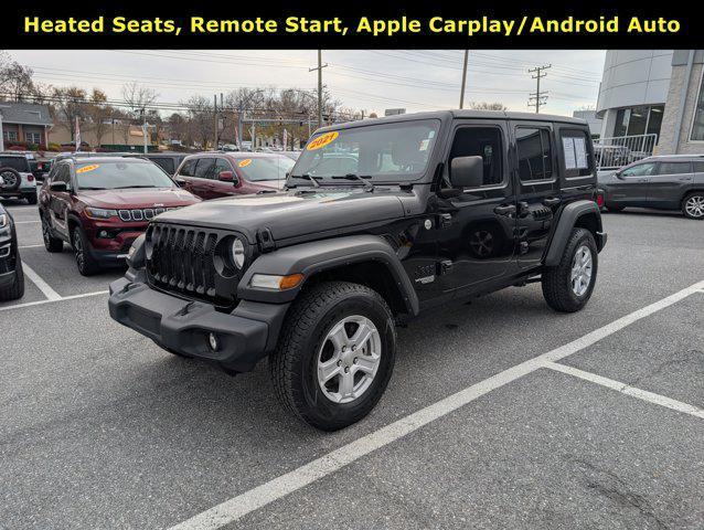 used 2021 Jeep Wrangler Unlimited car, priced at $27,155