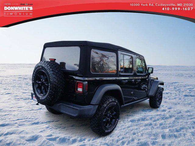 used 2021 Jeep Wrangler car, priced at $30,491