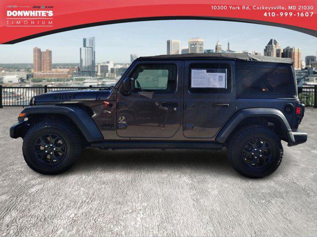 used 2021 Jeep Wrangler car, priced at $31,965