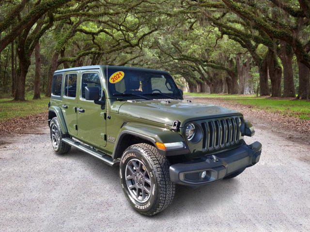 used 2021 Jeep Wrangler Unlimited car, priced at $28,823