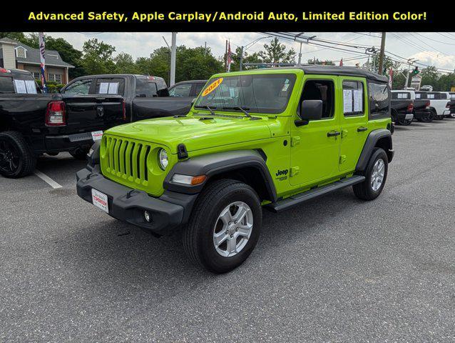 used 2021 Jeep Wrangler Unlimited car, priced at $31,096