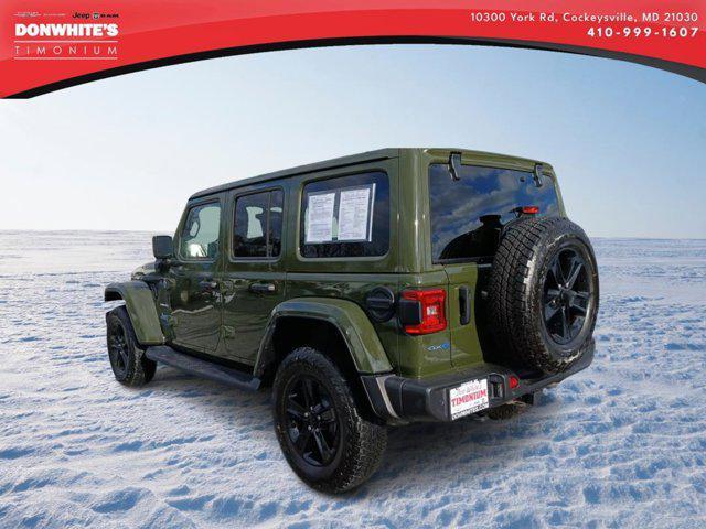 used 2021 Jeep Wrangler Unlimited 4xe car, priced at $32,411