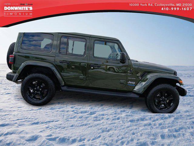 used 2021 Jeep Wrangler Unlimited 4xe car, priced at $32,411